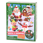 Set Masilla Santa Y Muneco Nieve